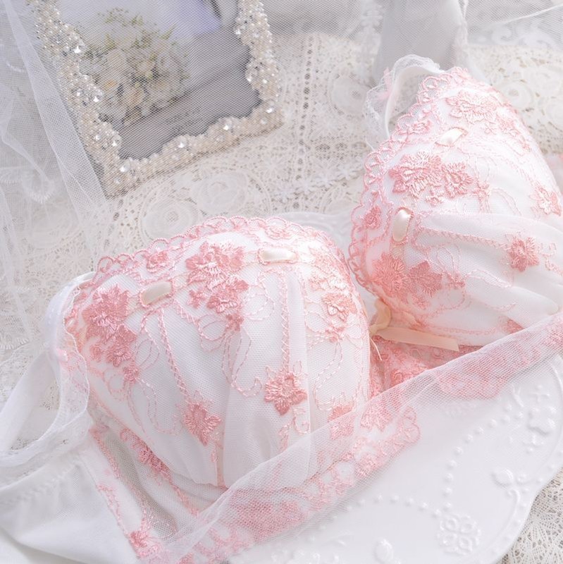 38C 38D 40C 40D Bra Set Women Gathering Sexy Underwear Panties 32C 34C 36C Bra gallery