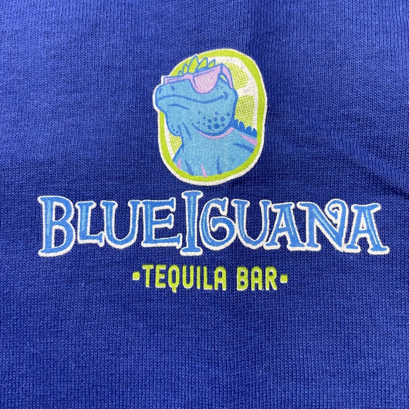 Carnival Cruise Blue Iguana Tequila Bar “Ándale” Graphic Blue T Shirt Sz Small gallery