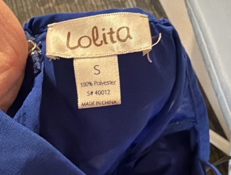 Lolita Blue Sleeveless Dress Very Beautiful Blue. Excellent Condition gallery