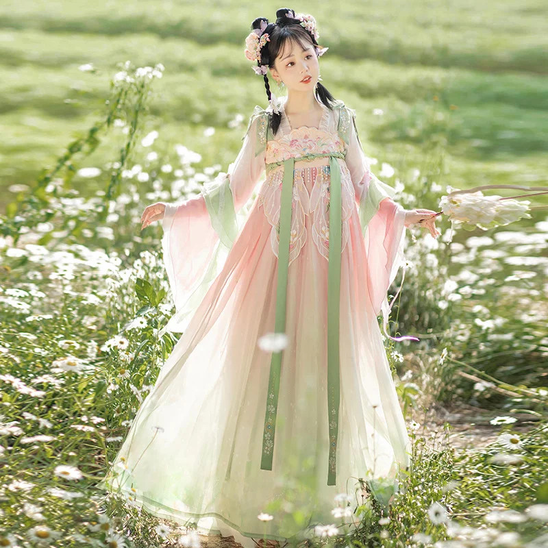 Fairy Chinese Hanfu Costume Woman Ancient Han Dynasty Dress Oriental Princess