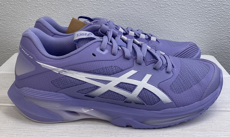 Asics Solution Speed FF 4 Women’s Size 9 Bluebell/White Mesh Tennis Sneakers