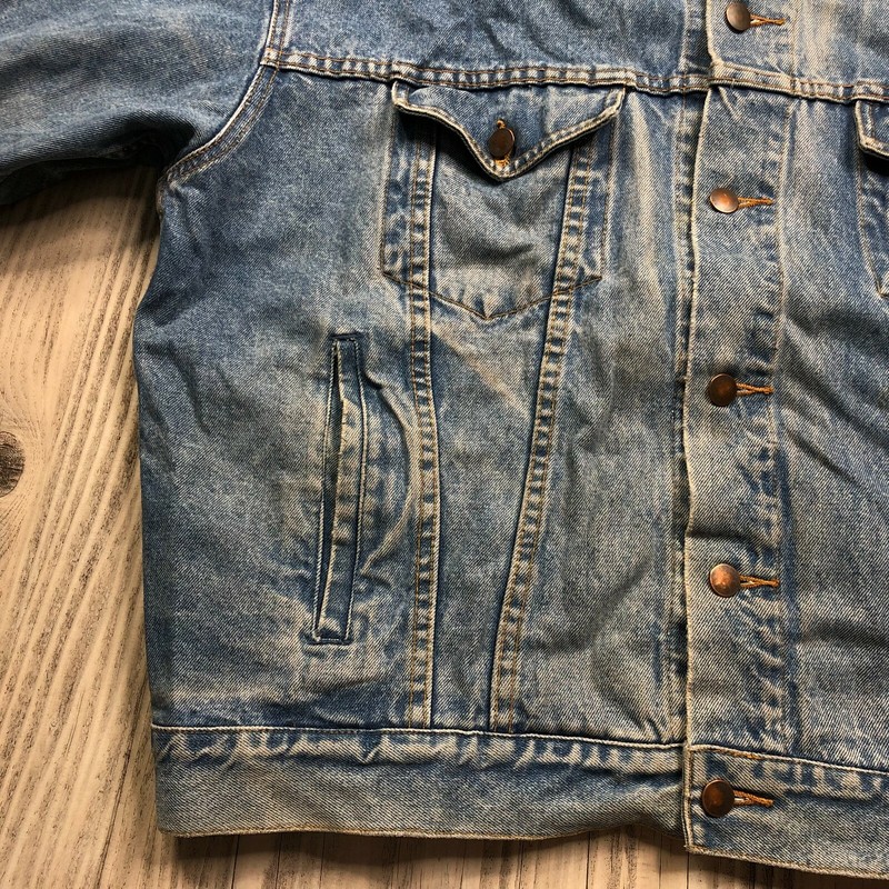 Vintage Official Las Vegas LV Santa Fe Hotel Casino Denim Jacket Men XXL 2XL🔥MF gallery