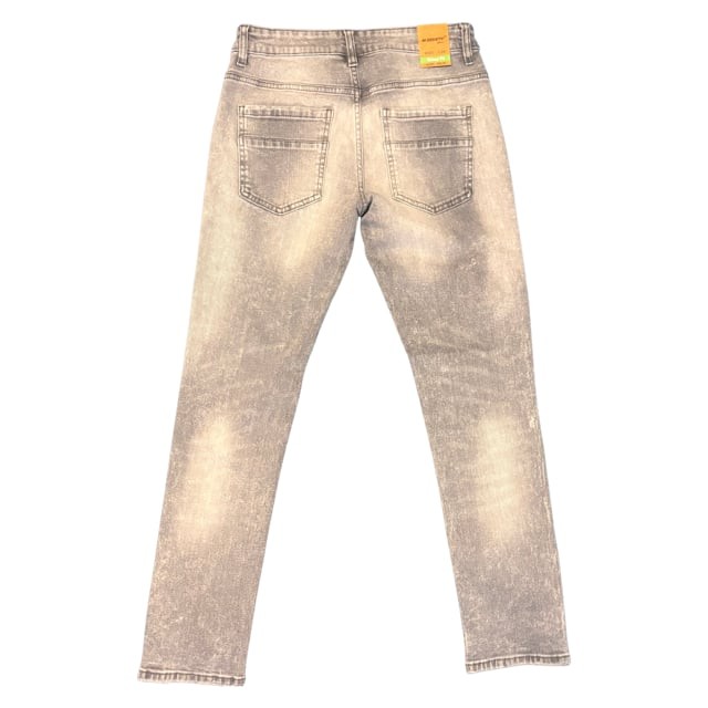 Men’s M.SOCIETY Sam Skinny Fit Sustainable Stretch Jeans in Grey Wash 30x30 gallery