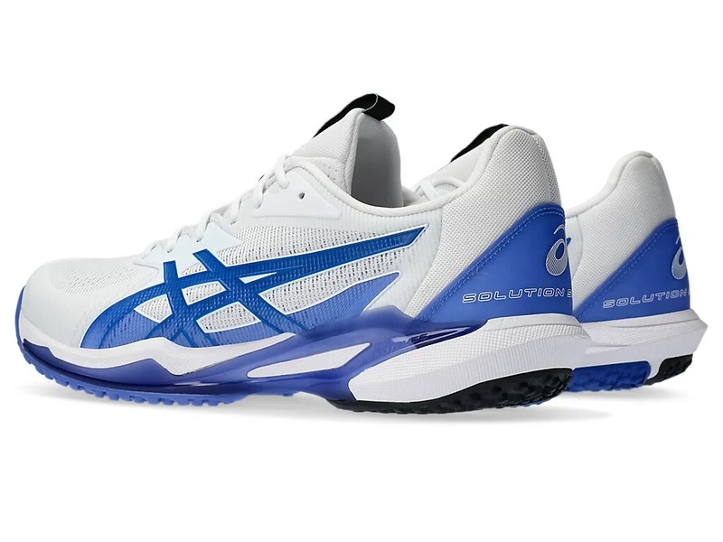 ASICS Men's Tennis Shoes SOLUTION SPEED FF 3 OC 1041A439-100 White/Tuna Blue gallery