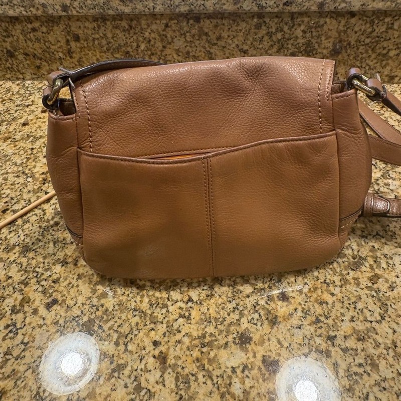 COACH F23663 Park Taylor Tan Leather Turn Lk Flap Crossbody Small Messenger Bag gallery