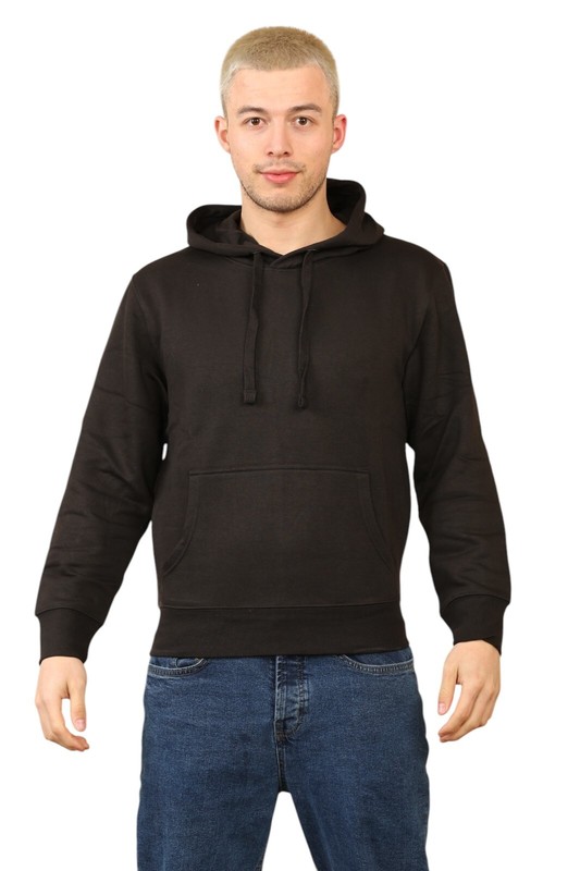 Men plain pullover hoodie sweatshirt fleece hooded hoody high quality Top jumper
