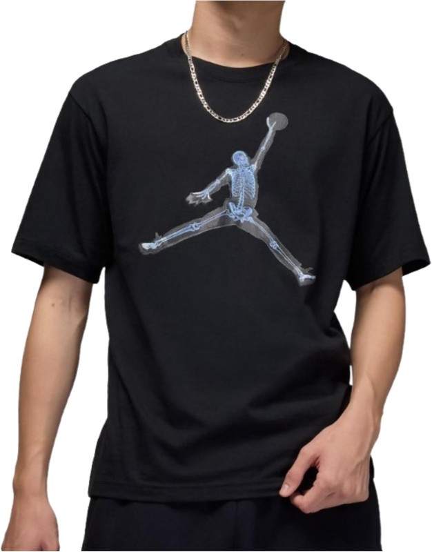 Jumpman X Ray Mens Short Sleeve Shirt (Black/Blue) Size X-Large – Black/Blue – X