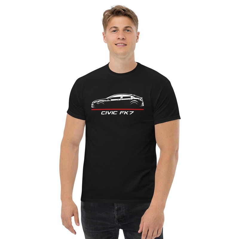 Civic FK7 Turbo Modern Sport Hatchback Stance Graphic Tee T-Shirt Gift gallery