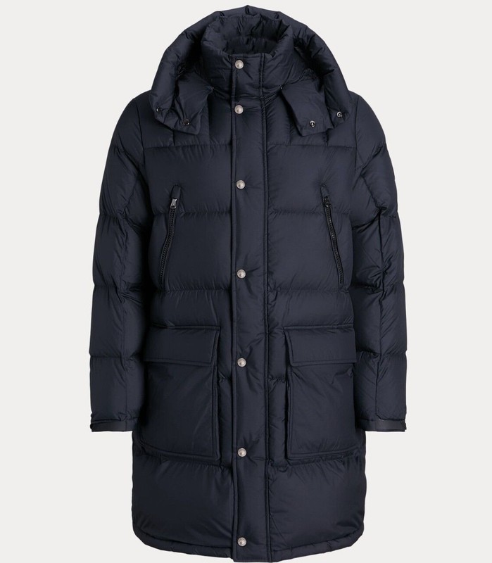 Polo Ralph Lauren B&T 650 Down Hooded Jacket Coat Parka Water Repellent Ski Snow