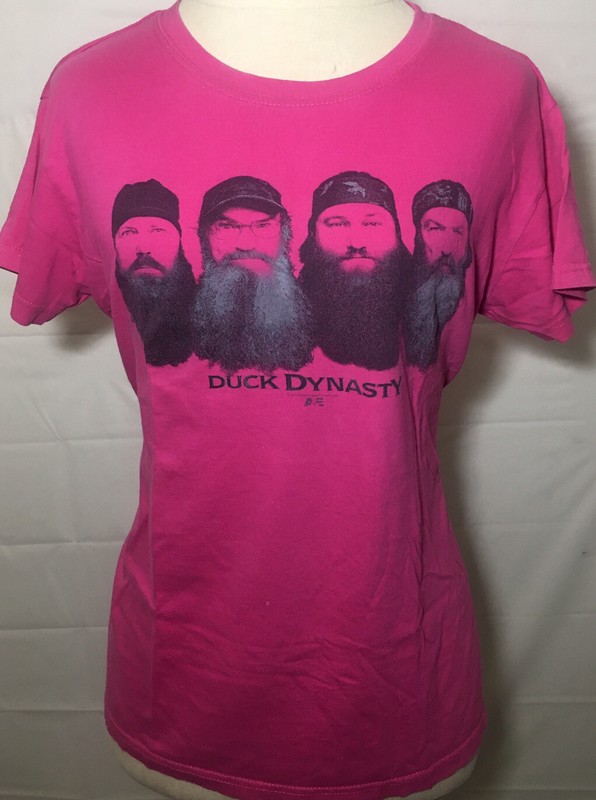 Women’s Tultex Duck Dynasty Pink Short-Sleeve top Sz. XL