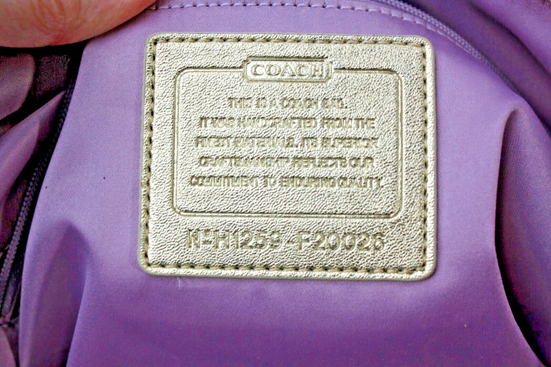 Coach Poppy Daisy Signature Tote Shoulder Bag Purse F20026 Gold READ gallery