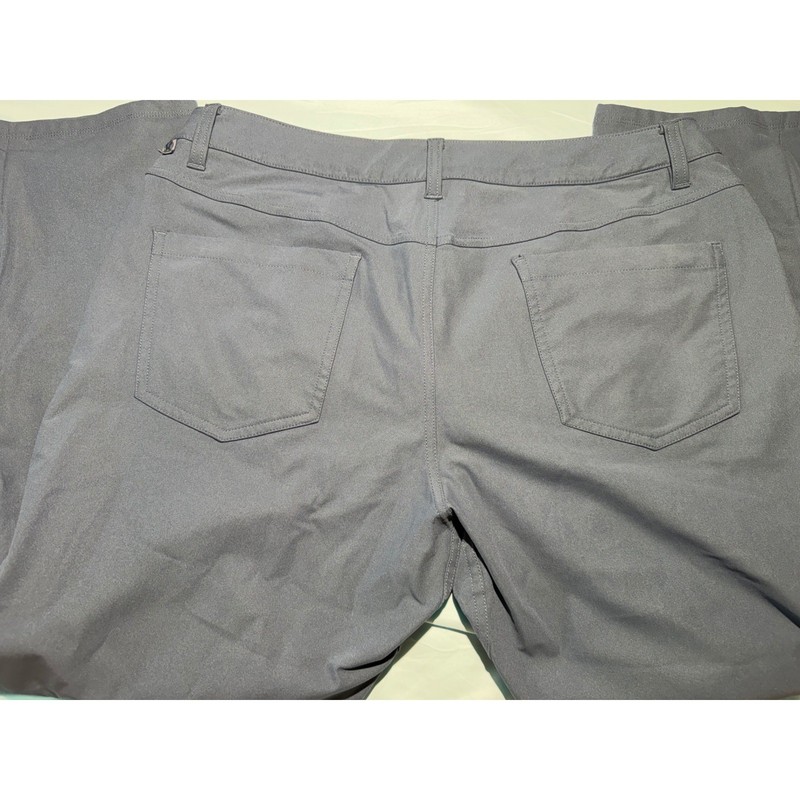 Lululemon Commission Pants Slim Mens Grey Technical Five Pocket Trousers Size 33 gallery