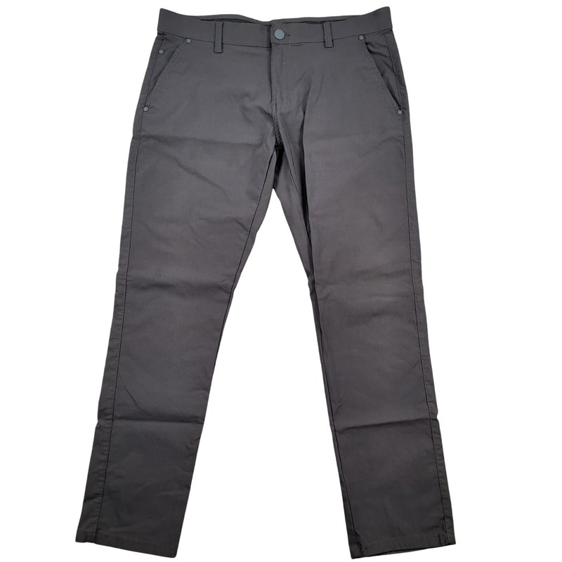 XRAY Jeans Men’s Charcoal Stretch Flat Front Casual Pants Size 34×30