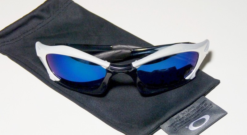 OAKLEY JPM Juan Pablo Montoya SPLICE WHITE CHROME CRYSTAL BLACK / ICE IRIDIUM