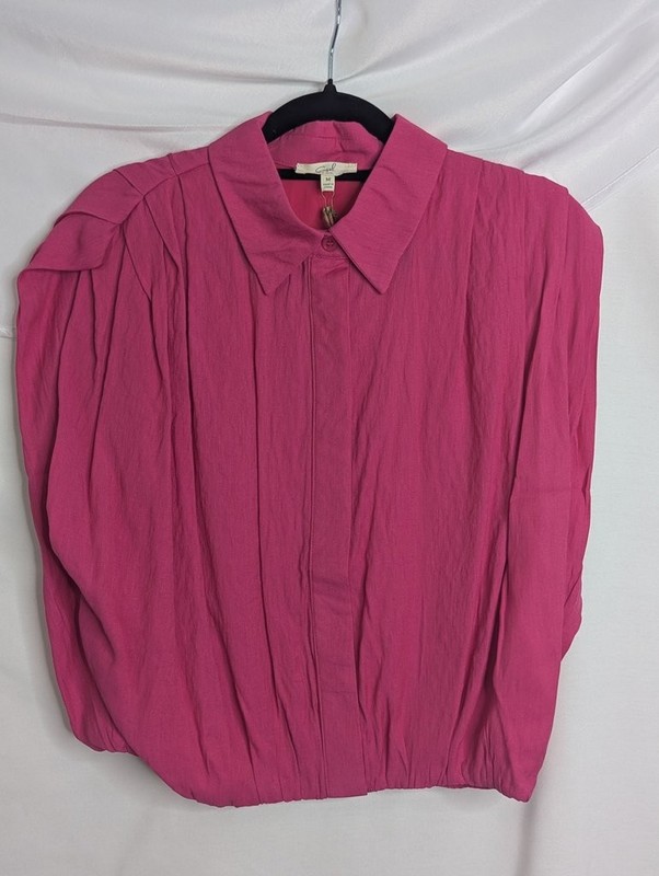 Easel Pink Long Sleeve Blouse – Size M