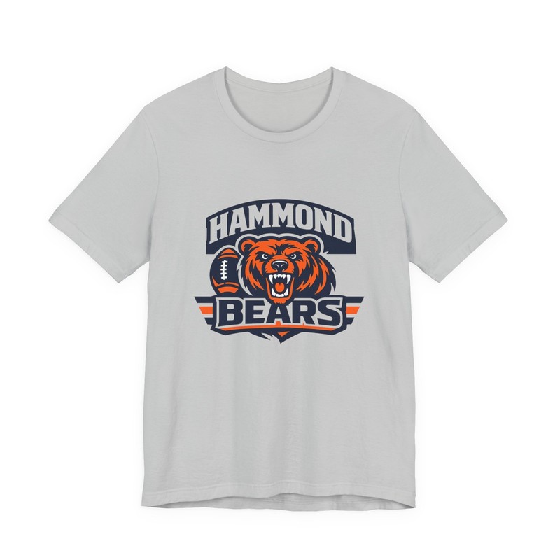 Hammond Bears Bear Head Logo T-Shirt | School Sports Team Tee