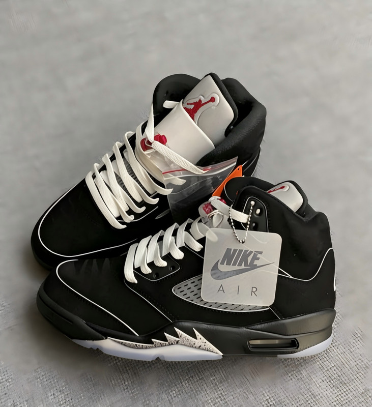 Air Jordan 5 "BLACK METALLIC REIMAGINED" High Top Men's Baketball Shoes gallery