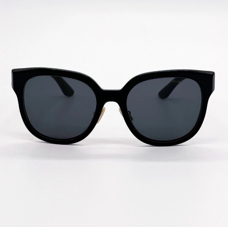 NEW MIU MIU SMU 01Z Black Women Sunglasses MU01ZS gallery