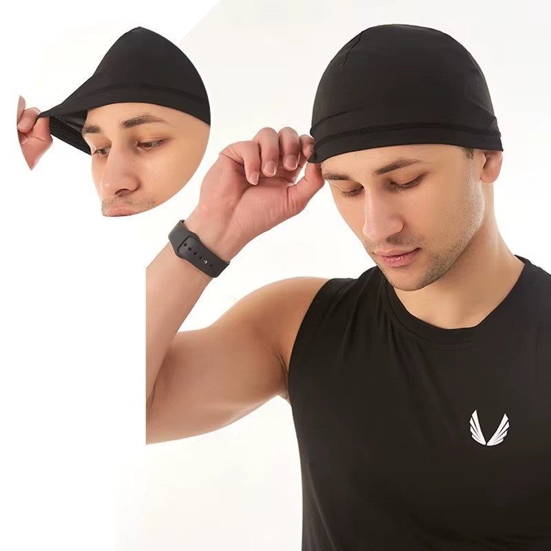 Sweat Wicking Cooling flag Dome Skull Cap Helmet Liner Sport Beanie durag Hat, gallery