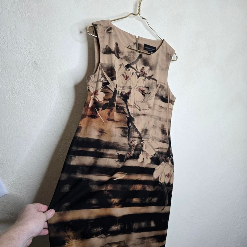 Connected Apparel Floral Print Sheath Dress gallery