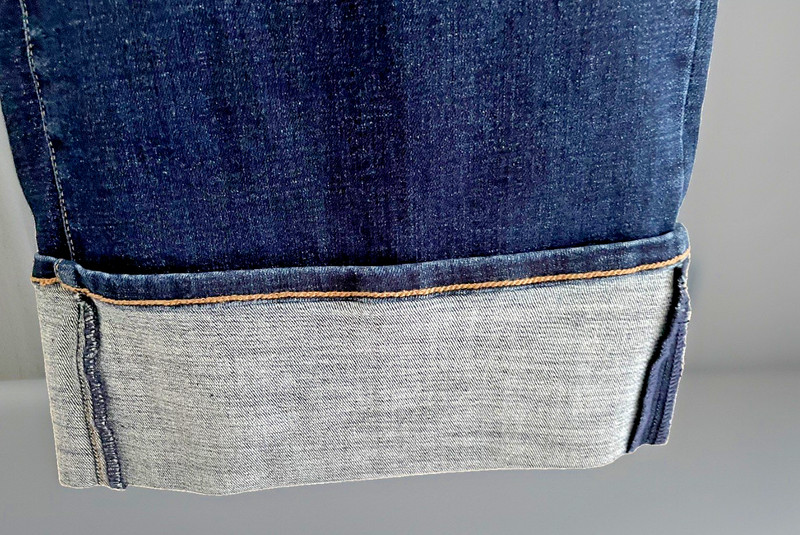 NYDJ Teresa Regular Wide Leg Jean with Wide Cuff Womens Size Size 14 Night Skies gallery