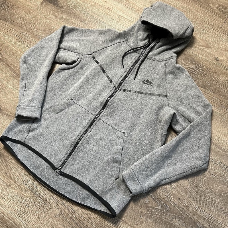 Nike Tech Fleece Windrunner Full Zip Hoodie Jacket Men’s Size Medium Grey 805144