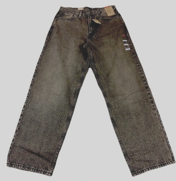 Nwt Levi’s 578 Baggy Denim Jeans Mens 36 X 32 Y2K Cotton Black Gray A4750-0029