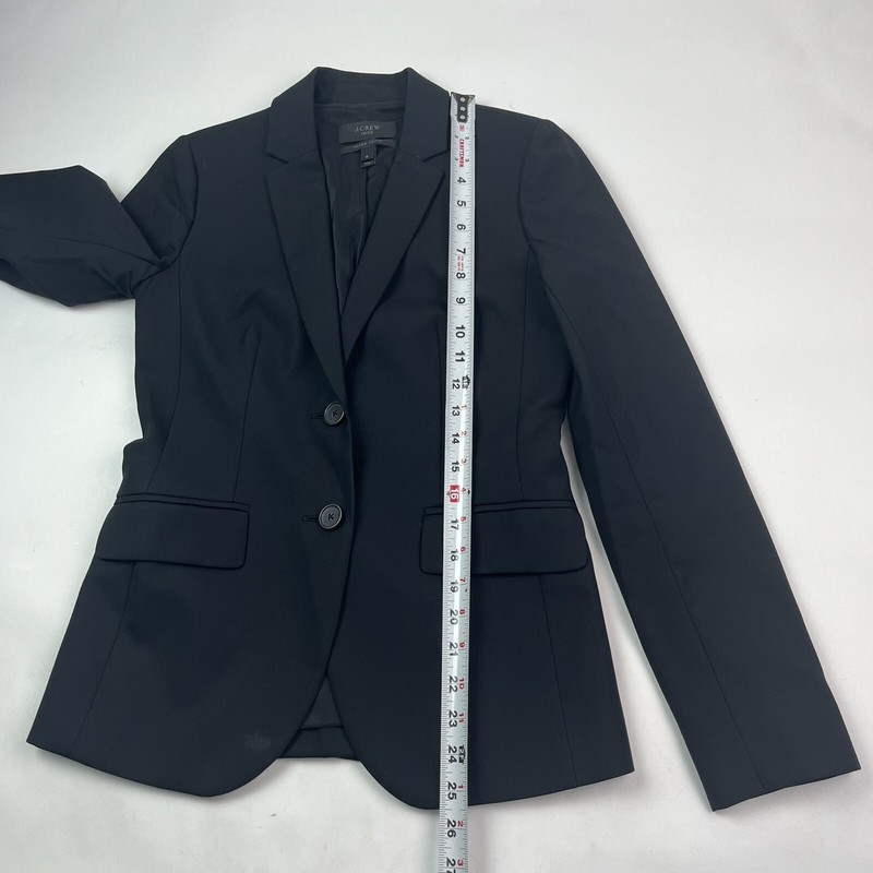 J Crew Super 120s Blazer size 0 Preppy Minimalist Office Work Classic gallery