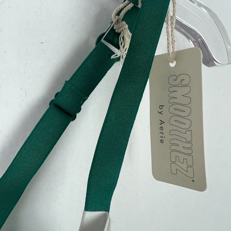 NWT Aerie SMOOTHEZ Mesh Unlined Balconette Bra Underwire Green Size 36C NEW gallery