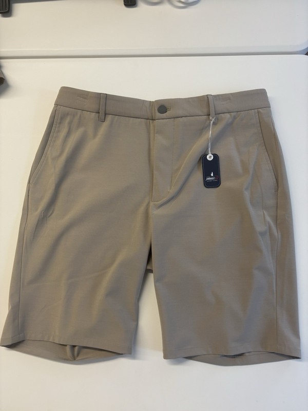 Johnnie-O Mulligan Performance Shorts – Light Khaki – Multiple Sizes
