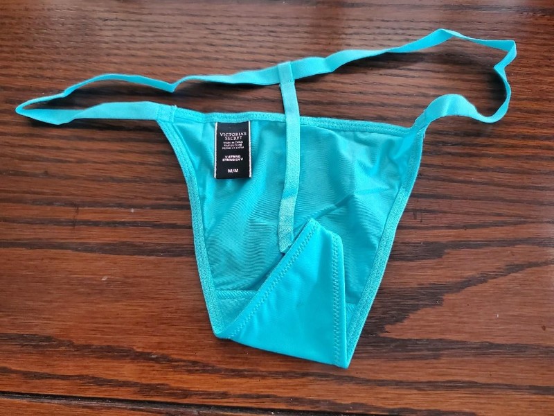 NEW 2016 Victoria's Secret G-string v-string THONG PANTIES 353353 T06 AQUA L gallery