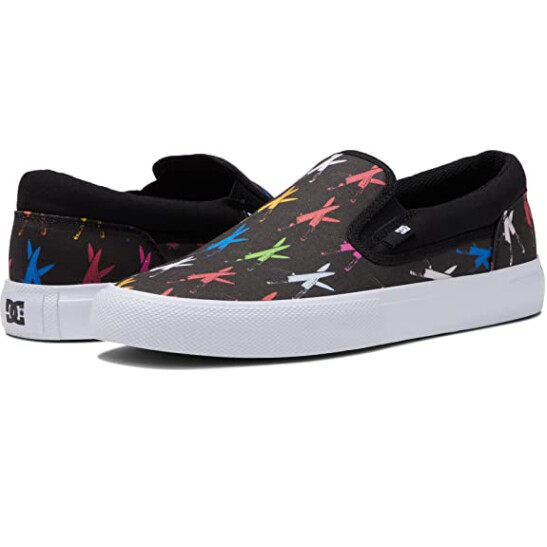 DC Skateboard Shoes Andy Warhol Manual Slip Black/Graphic Mens