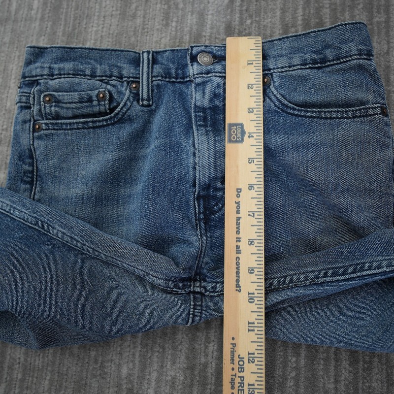 Levi's 510 Skinny Jeans Mens Blue Cotton Low Rise 29x30 Measured 29x28.5 gallery