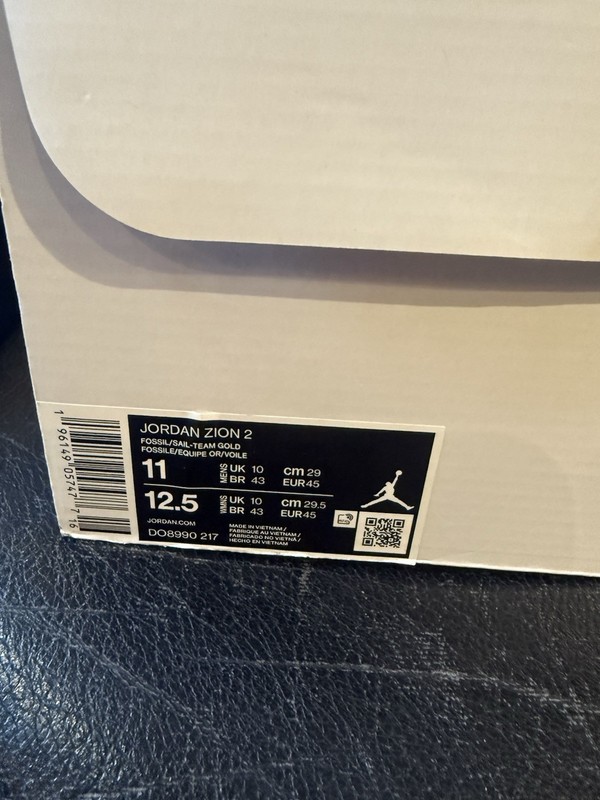 Nike Jordan Zion 2 'Let's Dance' Tan Beige DO8990-217 Men's Size 11 Shoes Red gallery