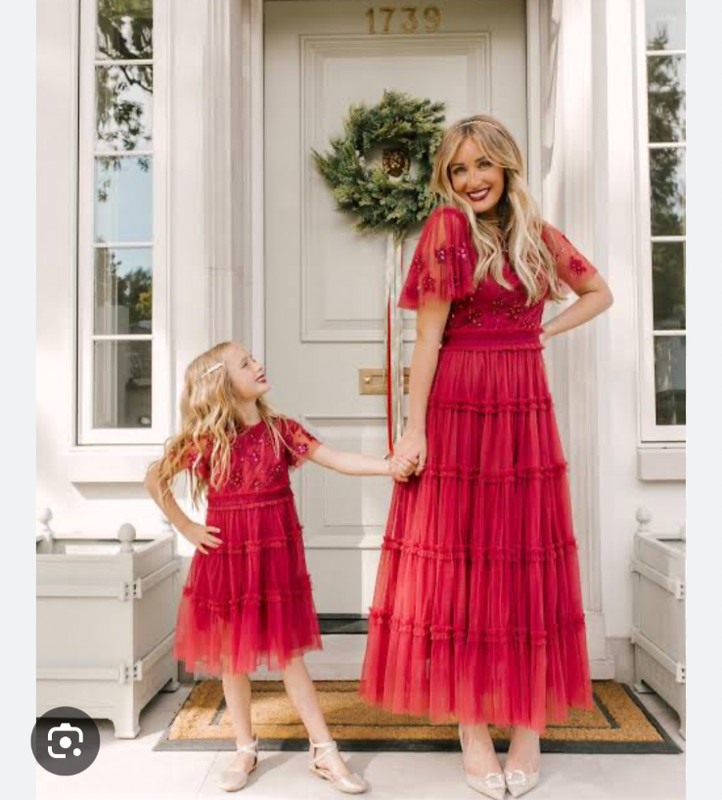 Ivy City Co Anastasia Dress XXS in red gallery