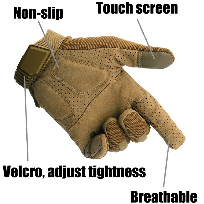Tactical Full Finger Gloves Combat Shooting Hunting Military Army Hunting Gloves gallery