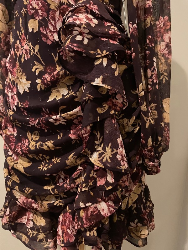 EXPRESS Womens Floral Evening Occasion Cocktail Dress NWT - Sz Small gallery