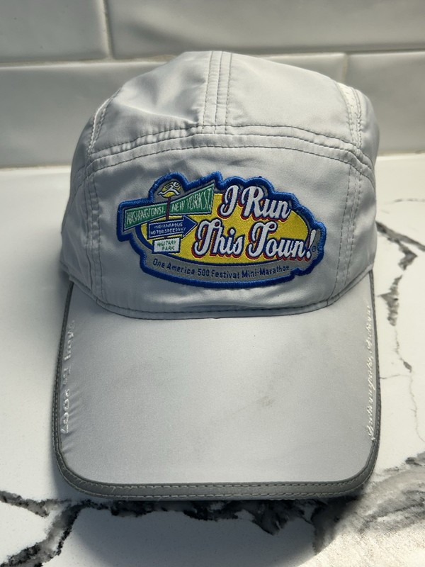One America Mini Marathon Indy Indianapolis 500 Runner Hat Unisex Main Gate