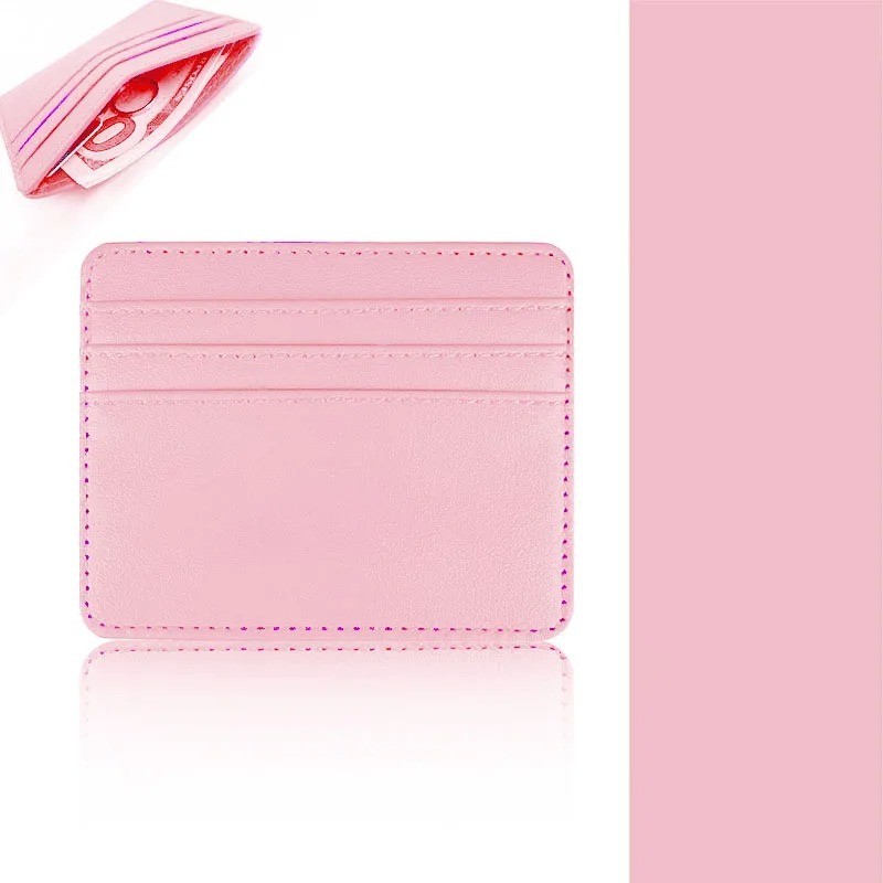 PU Leather ID Card Case - Slim Multi-Slot Holder for Bank/Credit Cards gallery