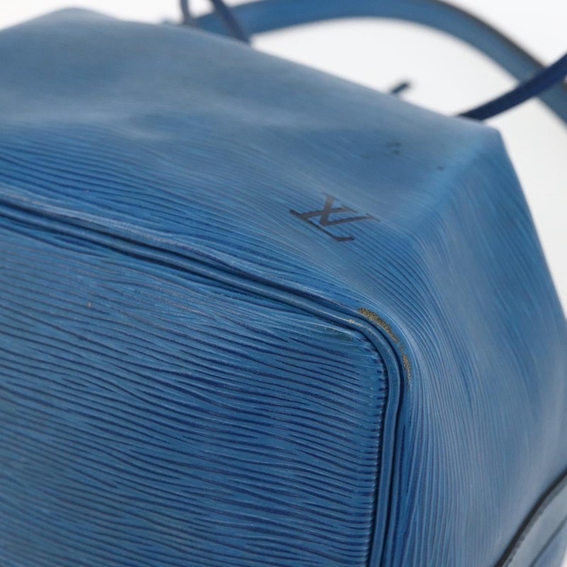 LOUIS VUITTON Epi Petit Noe Shoulder Bag Blue M44105 LV Auth ka741 gallery