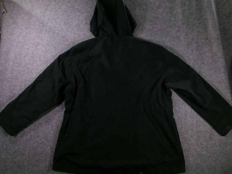 Tudor Court Jacket Mens XL Black Hooded Zip Front Lightweight Anorak Mesh Lined gallery