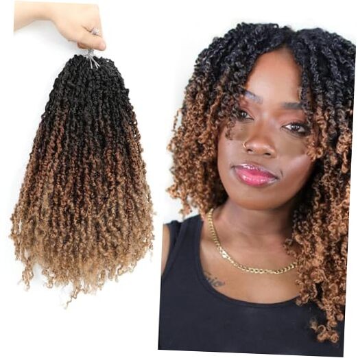 Yanky Twist Crochet Hair 16 Inch 8 Packs Crochet 16 Inch(8 Packs) 1B/30/27 gallery
