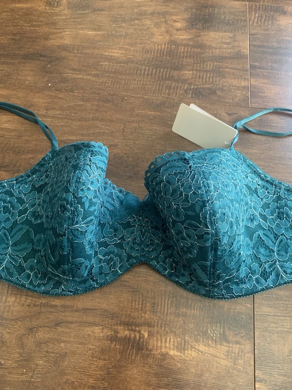 NWT B’TEMPTD 953144 CIAO BELLA BALCONETTE LINED UNDERWIRE BRA 38DD/GREEN REG$44