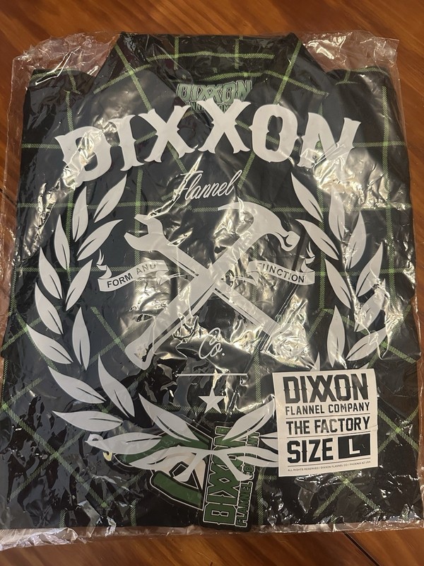 Dixxon Flannel Co “The Factory” Large BNIB! Sold Out!