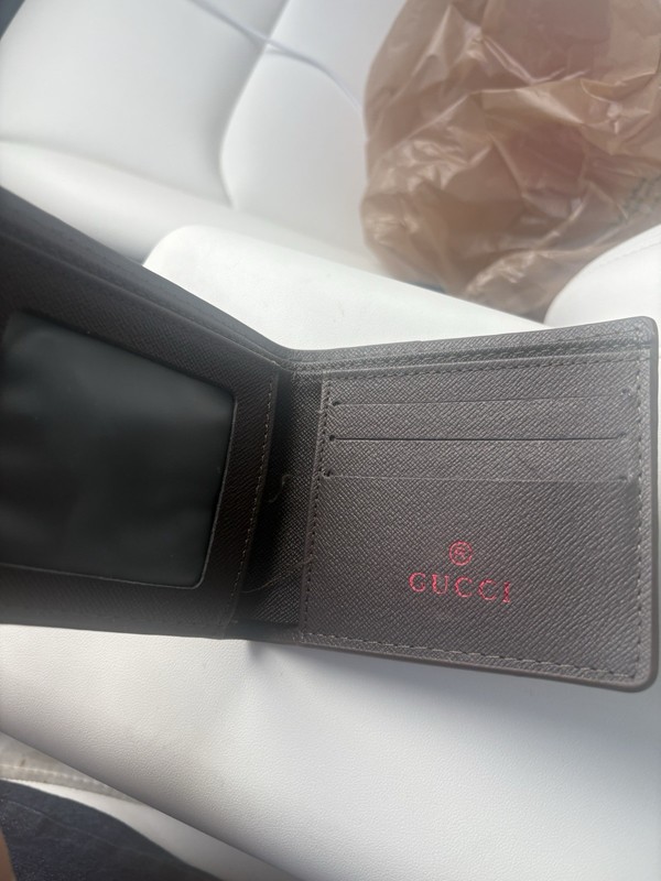 Gucci Men's GG Supreme Snake Print Bi-fold Wallet gallery