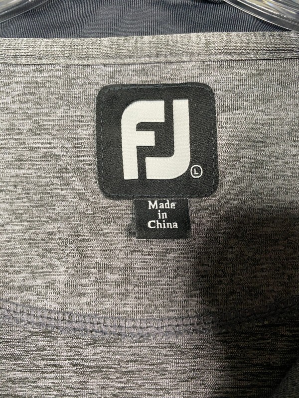 FootJoy Jacket Mens Large Gray 1/4 Zip Lightweight gallery