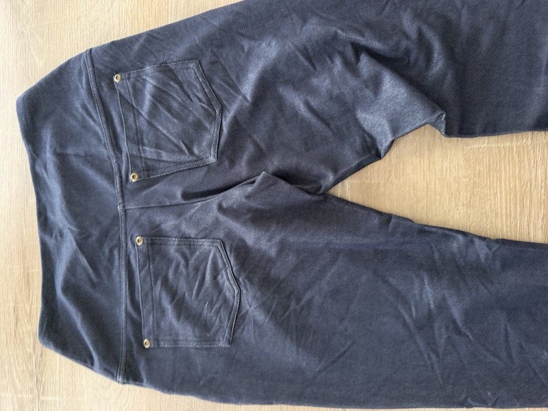 Ruby Ribbon Blue Denim Color Leggings Size Small EUC Stretch Athletic Beach Golf gallery