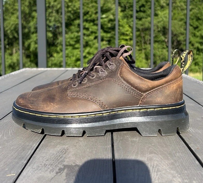 Dr. Martens Reeder Brown Leather Lace-Up Sneakers Men’s US 7 UK 6 EU 39 27103207