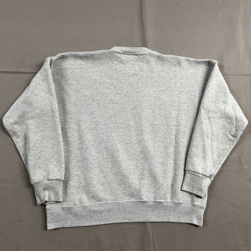 Vintage 90's American Eagle Alpine Sports Cross Country Skiing Gray Crewneck L gallery
