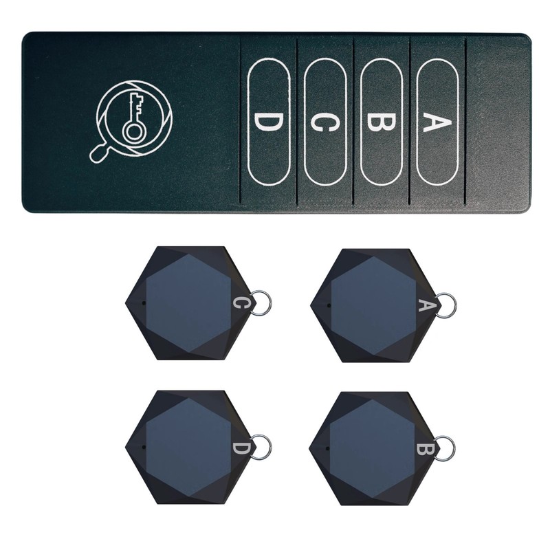 4-in-1 Wireless 75-80db Alarm Key Finder Anti Lost Tag Tracker Wallet Locator gallery
